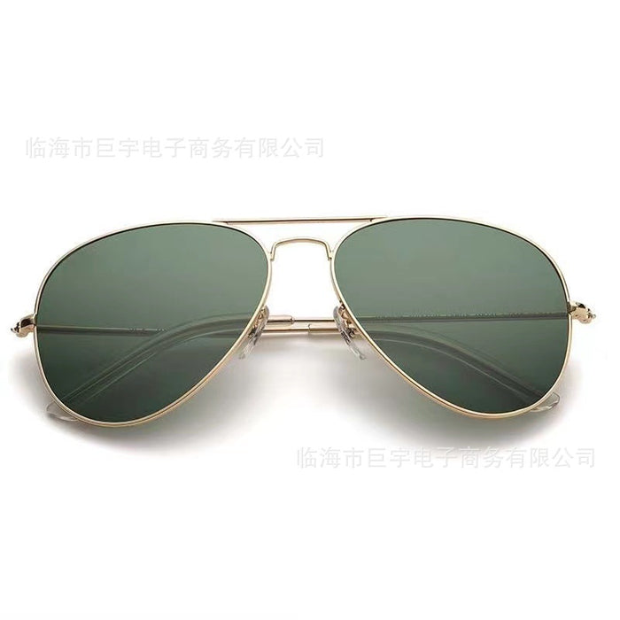 Wholesale Fashion Metal Sunglasses Fashion Glass Lens Sunglasses Same Style Sunglasses