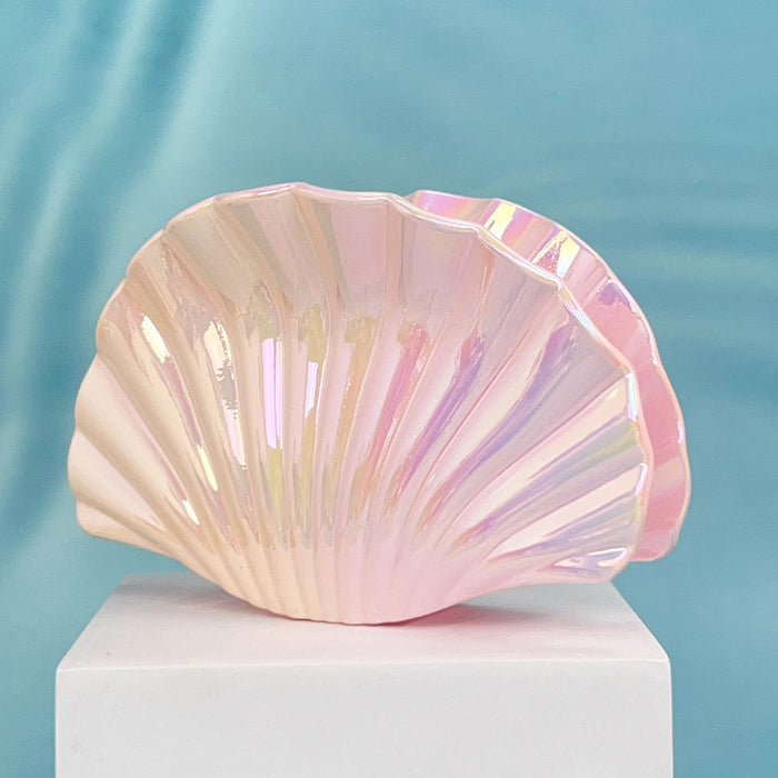 Wholesale Electroplated Plastic Hair Claw Clip with Gradient Shell Design Boutique