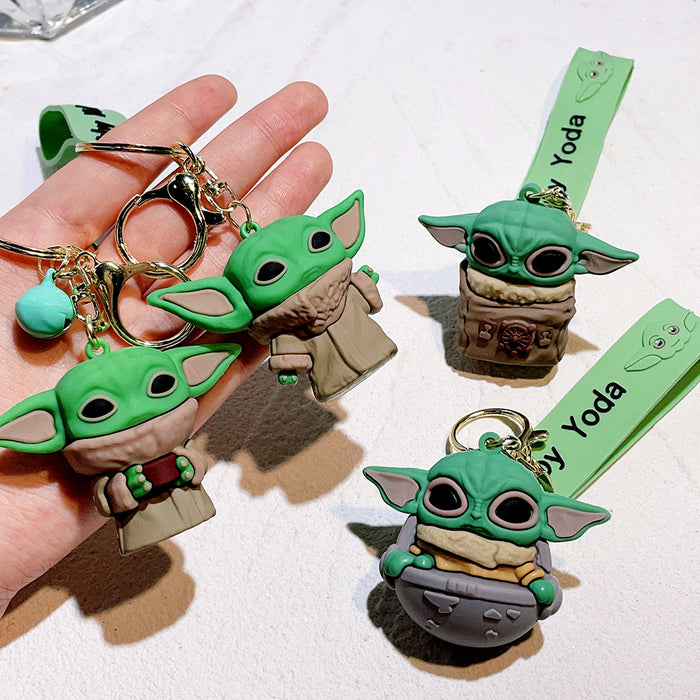 Wholesale Cartoon Silicone Doll Keychain JDC-KC-QiChao016