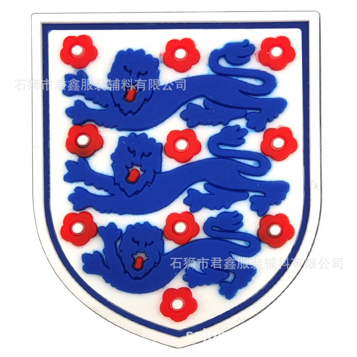 Wholesale 50pcs Football team standard Jersey Shoes Charms