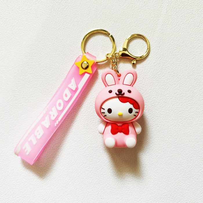 Wholesale PVC Cartoon Doll Keychain JDC-KC-WuYi195