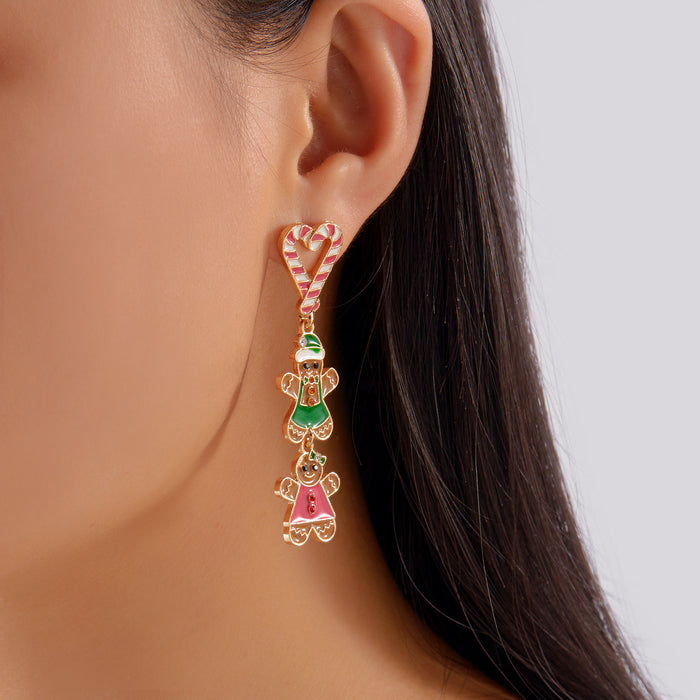 Wholesale Versatile Christmas Tassel Earrings