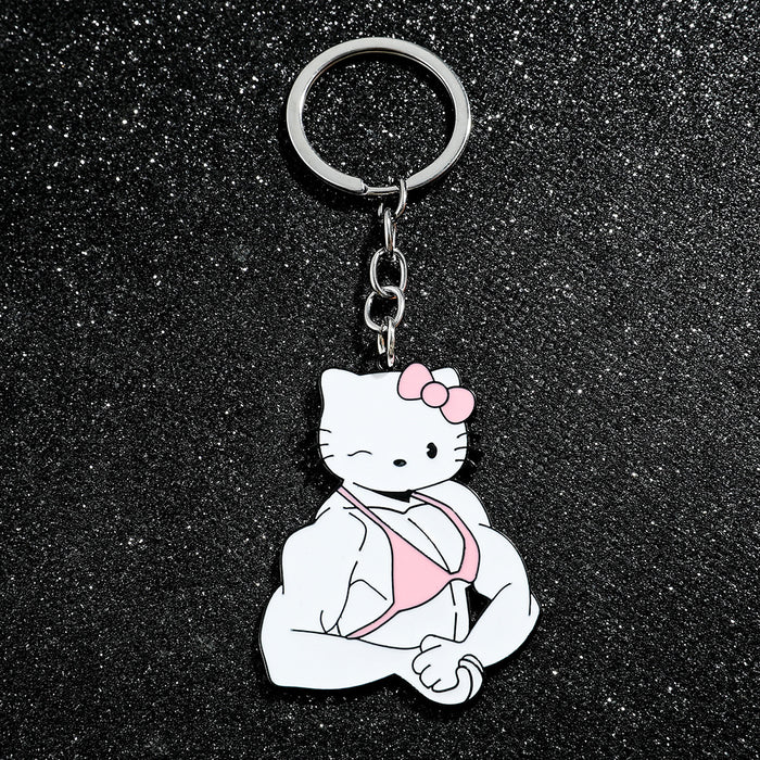 Wholesale Cartoon Zinc Alloy Keychain JDC-KC-GYu006