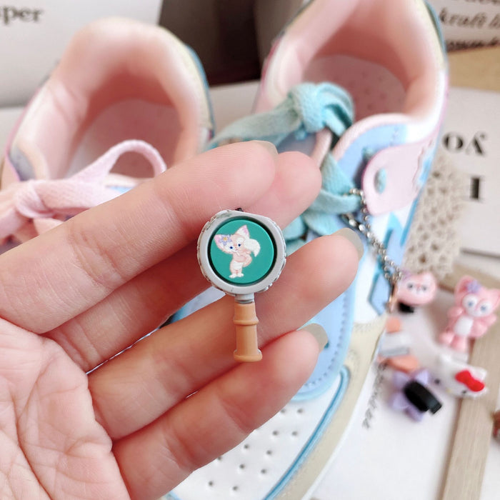 Wholesale plastic shoelace accessories shoelace buckle cartoon shoe upper decoration JDC-CS-ChenST001