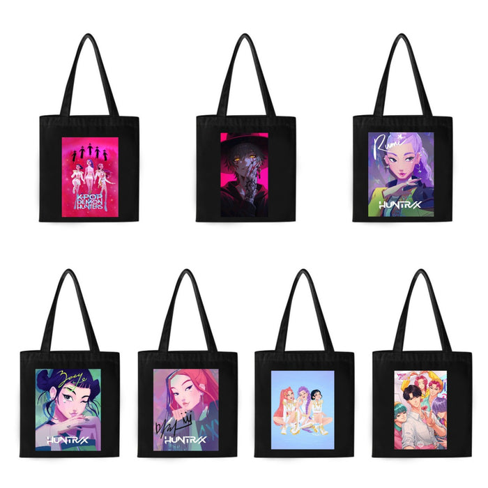 Wholesale Cute Kpop style portable and versatile canvas shoulder bag for women.