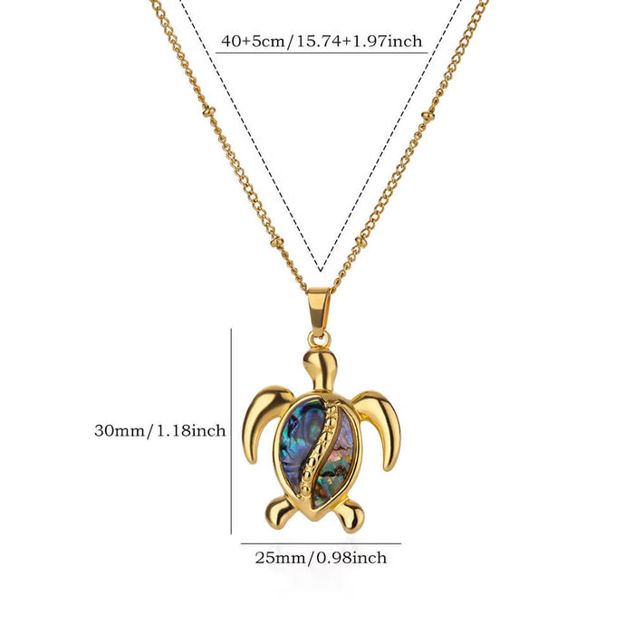 Wholesale stainless steel turtle pendant necklace