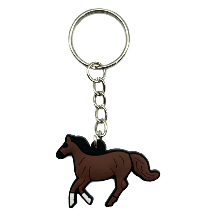 Wholesale Cartoon pony keychain pendant DIY backpack key accessories luggage accessories pendant