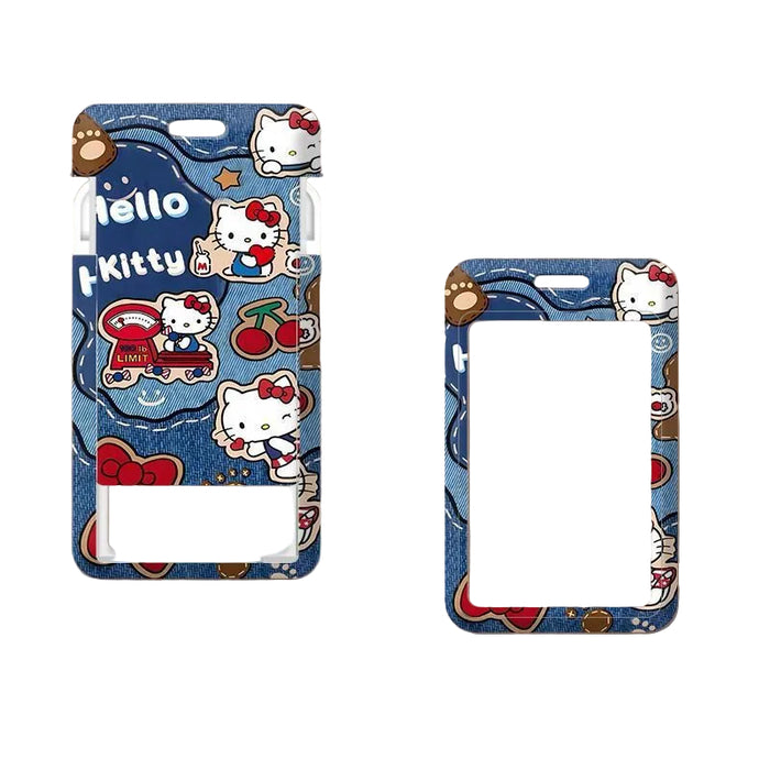 Wholesale Vintage denim card holder keychains