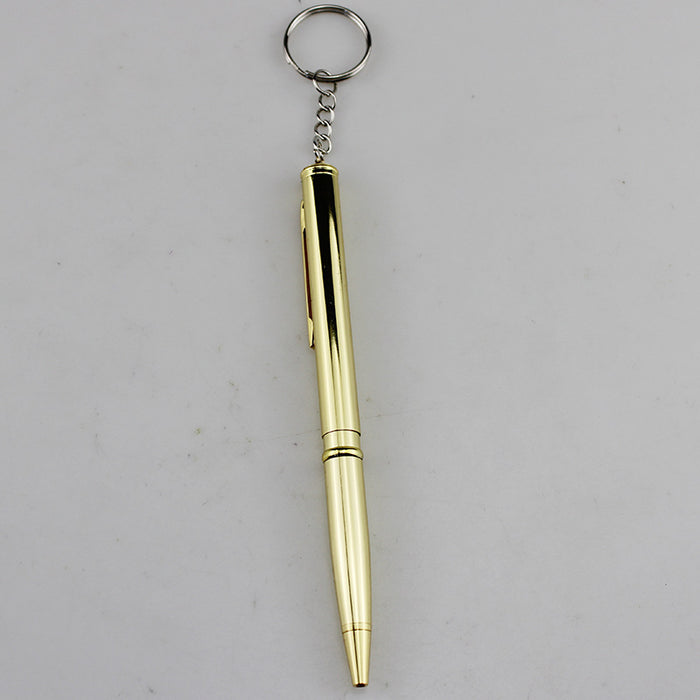 Wholesale Writing Dual Function Pen Portable Metal Keychain JDC-KC-ZY016