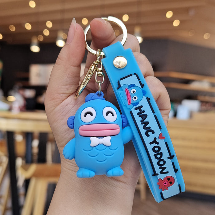 Wholesale Cartoon Silicone Doll Keychain JDC-KC-ZhuoRan029