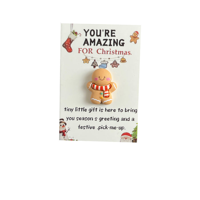 Wholesale 10-50pcs Christmas series Decorations pocket hug holiday card