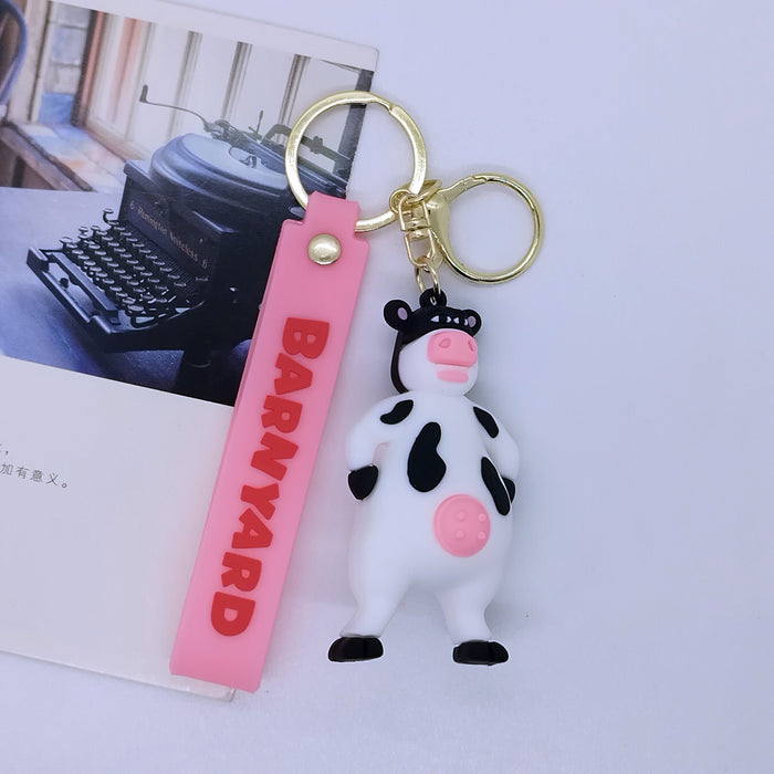 Wholesale cartoon doll Farm key chain pendant bag car key chain Accessories