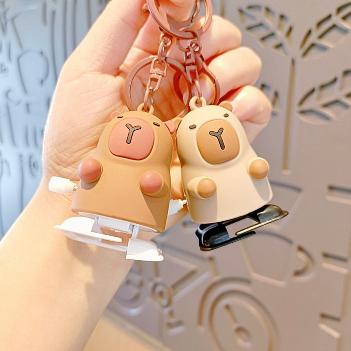 Wholesale Silicone Cartoon Doll Keychain JDC-KC-MingT206