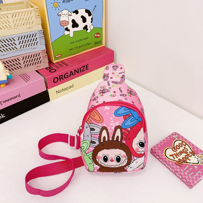 Wholesale Children' s Chest Bag Cartoon Cute Small Backpack Kindergarten Crossbody Bag Outdoor Coin Purse