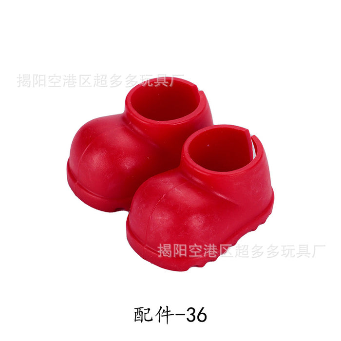 Wholesale Suitable for 17cm doll shoes,  bags,  glasses,  pendants,  cameras,  beach chairs,  surfing transparent protective cases