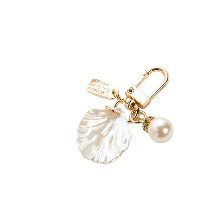 Wholesale Cute Pearl Shell Keychain Pendant
