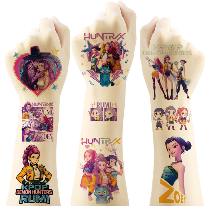 Wholesale KPOP Tattoo Stickers Cartoon Kids Decorative Stickers
