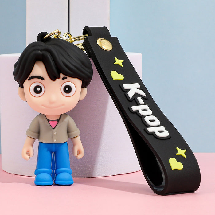 Wholesale Kpop Anime Backpack Pendant Keychains