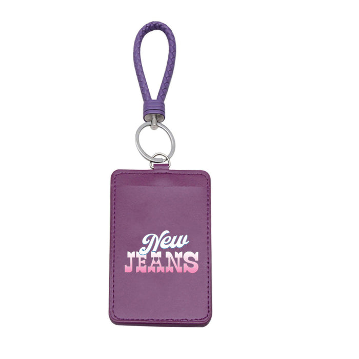 Wholesale PU Card Holder Keychain JDC-KC-ShuaiX002