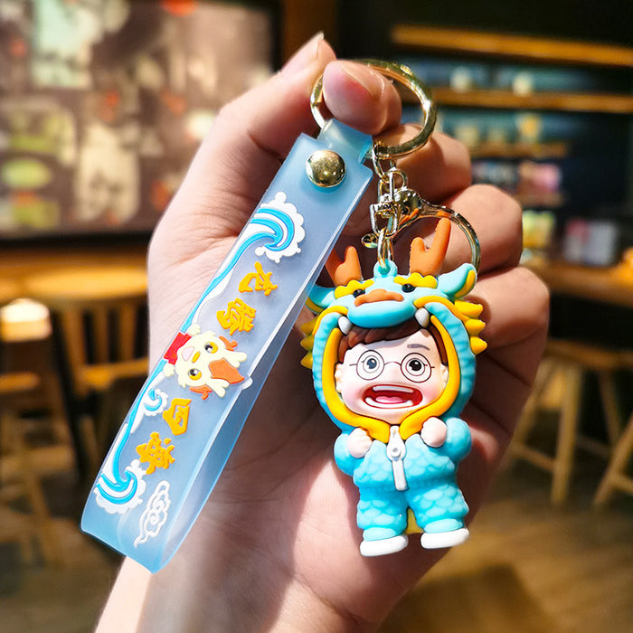 Wholesale Cartoon Doll Rubber Keychain JDC-KC-Tingm166