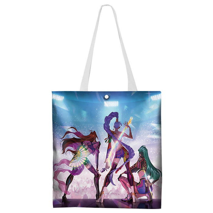 Wholesale KPOP Christmas Cartoon Merchandise Canvas Shoulder Bag