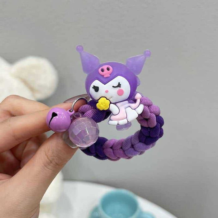 Wholesale Cute Cartoon Bell Towel Ring Hair Scrunchies JDC-HS-Yika003