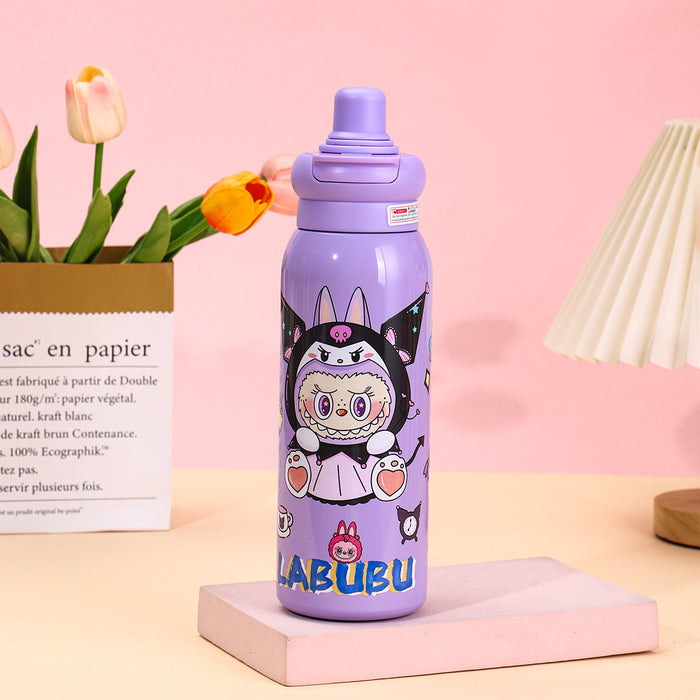 Wholesale Cartoon cute monster rusty steel cartoon drinking water cup