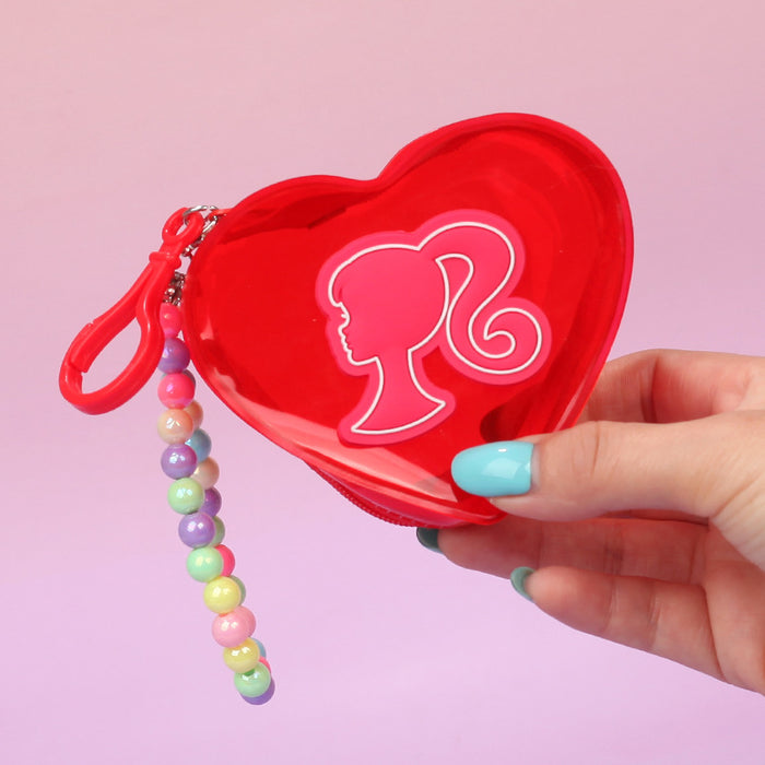 Wholesale Trendy Transparent Pink PVC Coin Purse Candy Style Wedding Favor Decorative Car Key Accessory For Resale