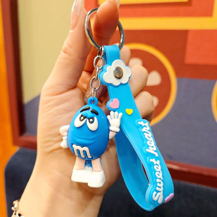 Wholesale Cartoon Doll Silicone Keychain JDC-KC-YiZhuo009