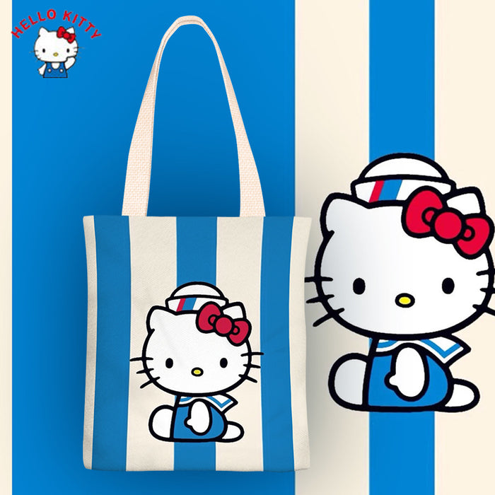 Wholesale Cartoon canvas shoulder bags in various colors