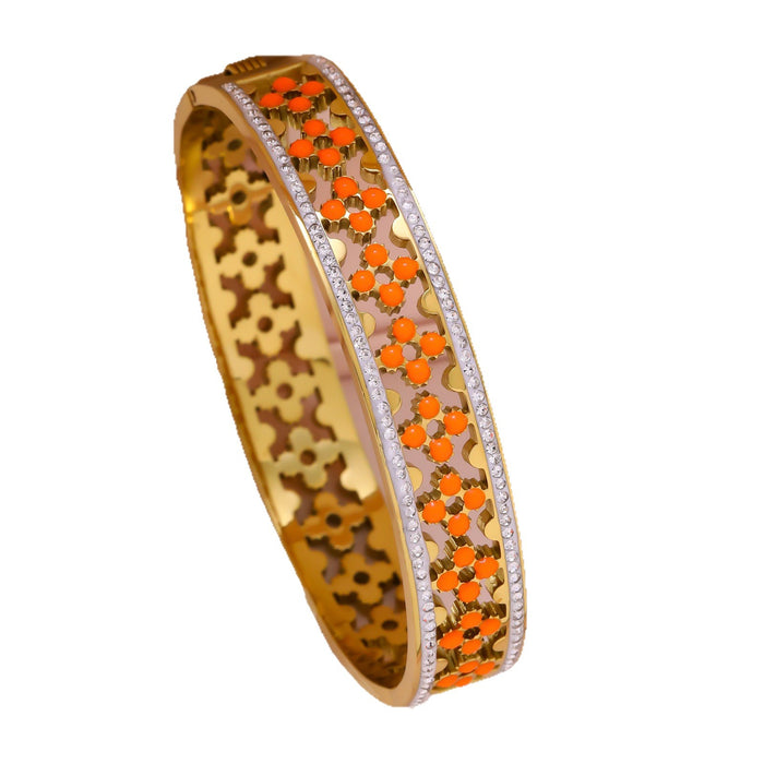 Wholesale Titanium steel hollow high-end bracelet