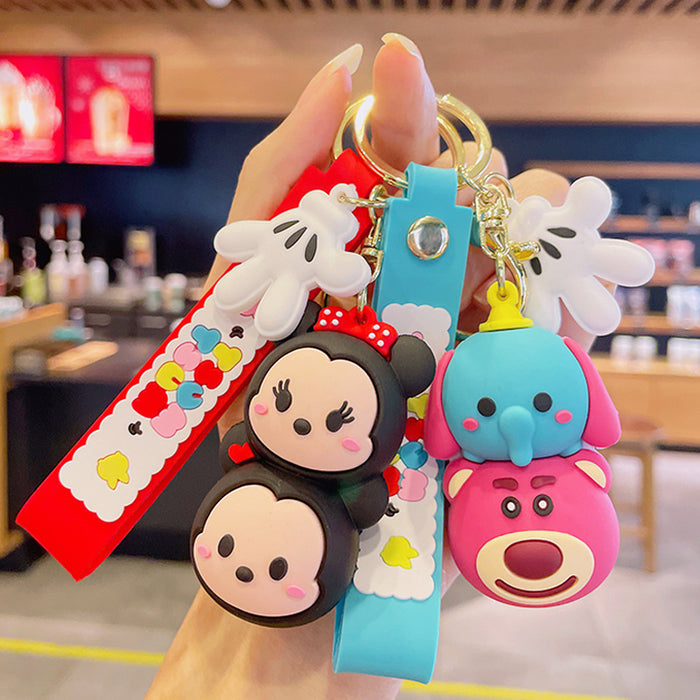 Wholesale Silicone Cartoon Doll Keychain JDC-KC-MingT090