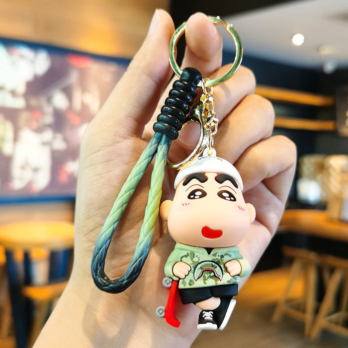 Wholesale Cartoon Doll Rubber Keychain JDC-KC-Tingm024