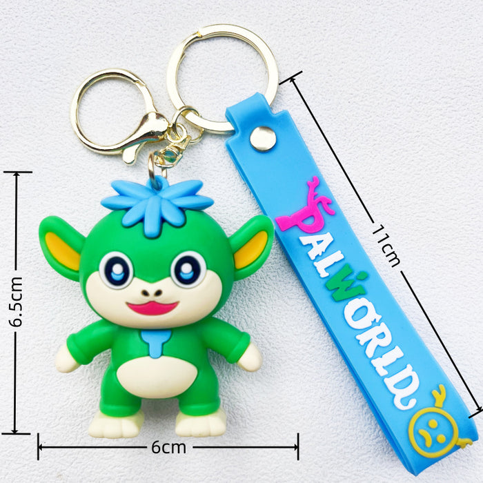 Wholesale PVC Cartoon Doll Keychain JDC-KC-WuYi040