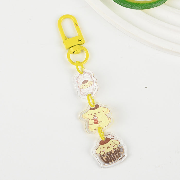 Wholesale Cute Cartoon Acrylic Keychain JDC-KC-XBK002