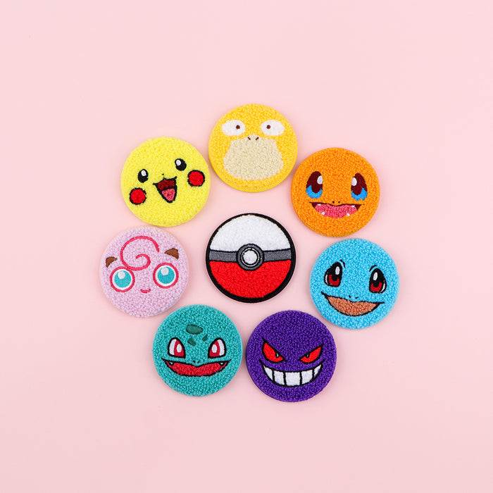 Wholesale cartoon towel embroidery pet  badge