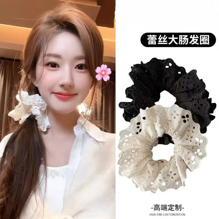 Wholesale Floral Satin Fabric Hairband JDC-HS-Suim003