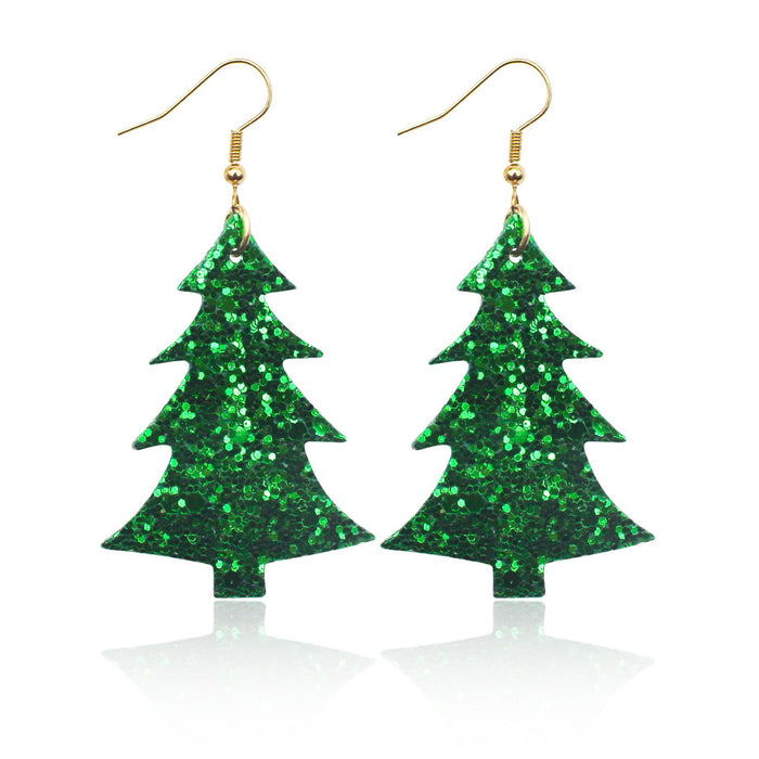 Wholesale Christmas Sequin Particles Glitter Glitter Christmas Tree Shape Festival