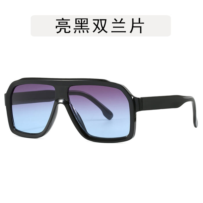 Wholesale Large frame toad glasses, fashionable pilot sunglasses, personalized sunshade sunglasses