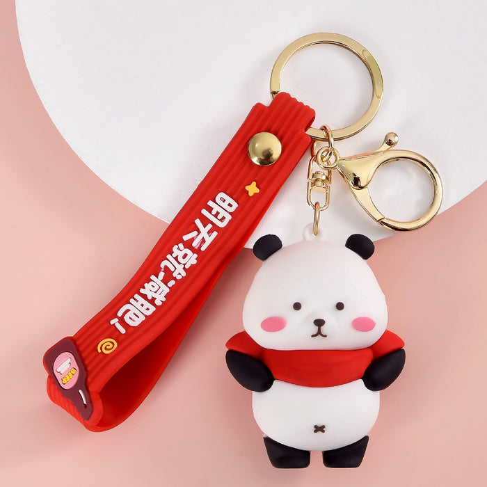 Wholesale PVC Cartoon Animal Doll Keychain JDC-KC-ZhiZ002