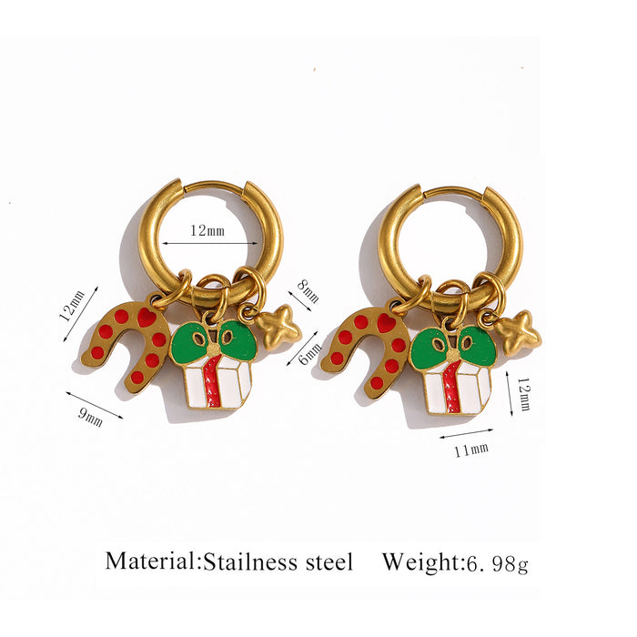 Wholesale Christmas-themed design earrings