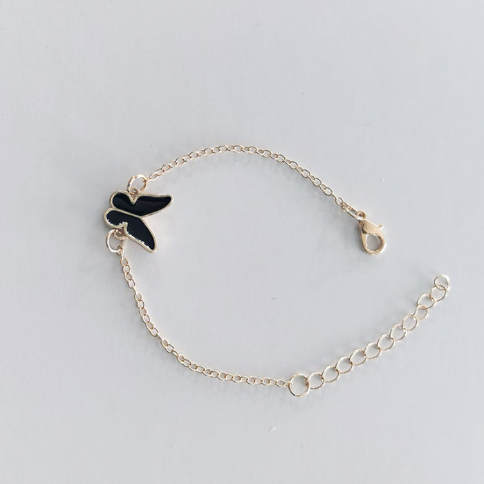 Wholesale Alloy Electroplated Black Butterfly Jewelry Set - Stylish Party Wear Jewelry Accessory
