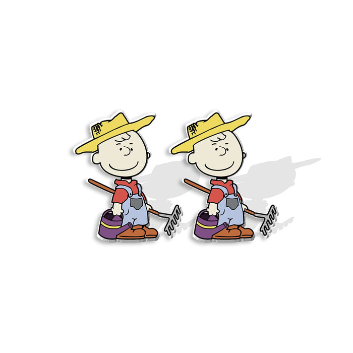 Wholesale Classic cartoon resin Little Yellow Bird earrings for women