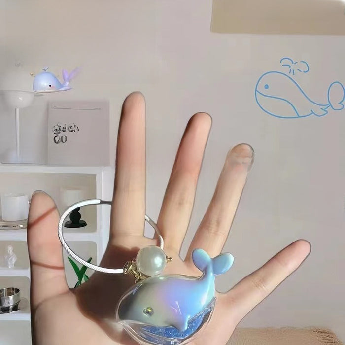 Wholesale whale pendant keychain