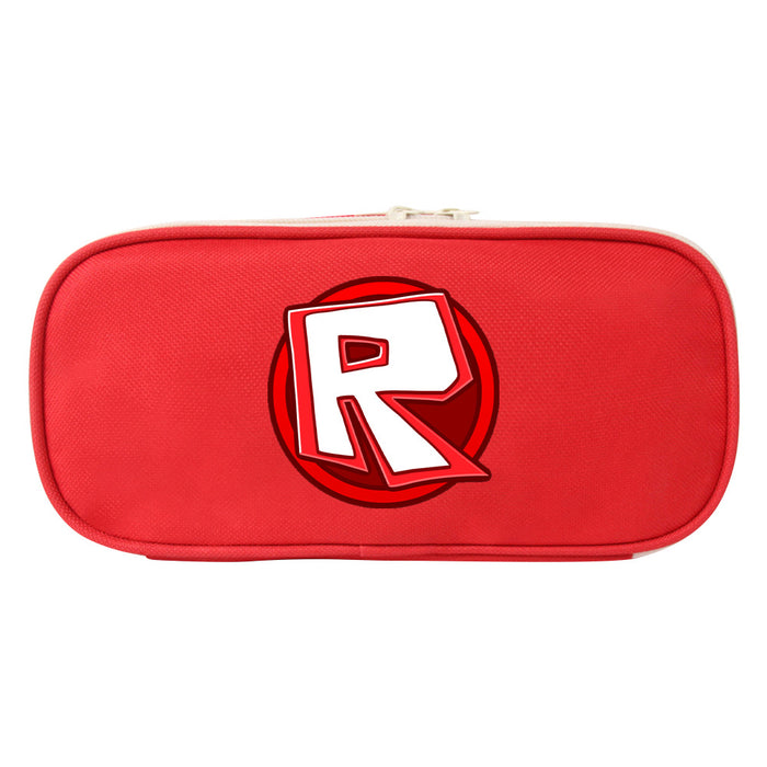 Wholesale ROBLOX Pencil Case Game Canvas Stationery Bag Coin Purse Zipper Pencil Case Student Storage Bag JDC-PB-WDM001