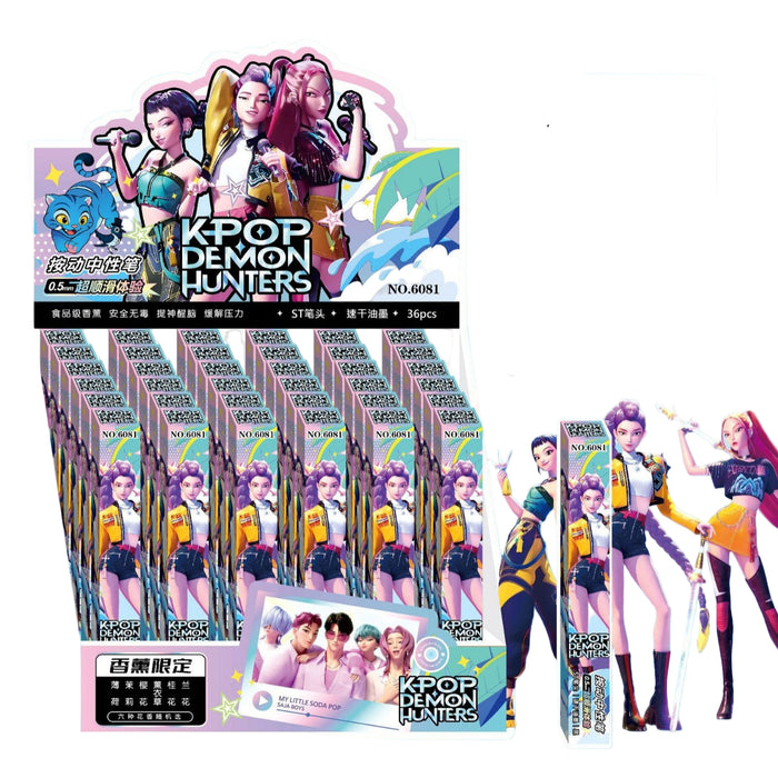 Wholesale Blind Box K-POP Cartoon Creative 0. 5mm Pressable Black Pen