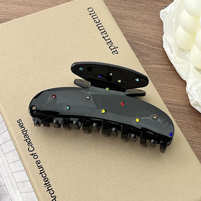 Wholesale Sweet Vintage Polka Dot Acetate Hair Claw Clip Large Updo Shark Clip