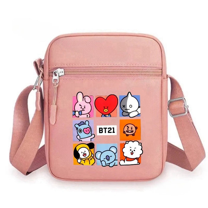 Wholesale Trendy Cartoon Print PVC Small Shoulder Bag For Women Lightweight Casual Fashion Accessory