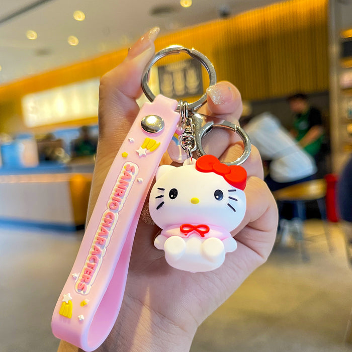 Wholesale Cute Cartoon Three-dimensional Silicone Keychain (S)  JDC-KC-ZhiZ004