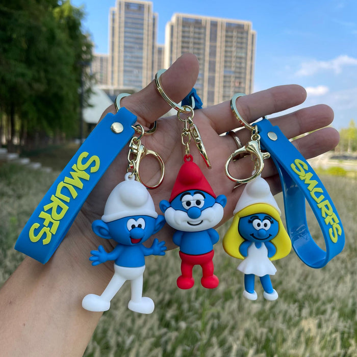 Wholesale Cartoon keychain, anime couple bag, pendant, car doll, small gift